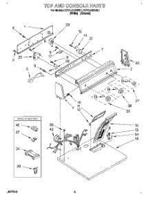 02 - Section parts for Kitchenaid Dryer KEYL410BAL1 from AppliancePartsPros.com