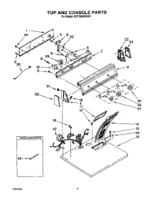 02 - Section parts for Kitchenaid Dryer KEYE660WWH1 from AppliancePartsPros.com