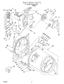 03 - Bulkhead parts for Kitchenaid Dryer KGYE677BWH3 from AppliancePartsPros.com