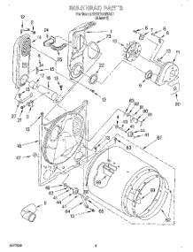 03 - Bulkhead parts for Kitchenaid Dryer KGYE678BAL1 from AppliancePartsPros.com