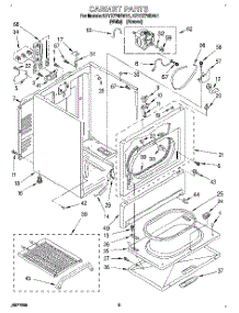 02 - Section parts for Kitchenaid Dryer KEYE770BWH1 from AppliancePartsPros.com