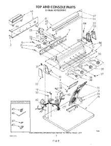 02 - Section parts for Kitchenaid Dryer KEYE850VWH0 from AppliancePartsPros.com