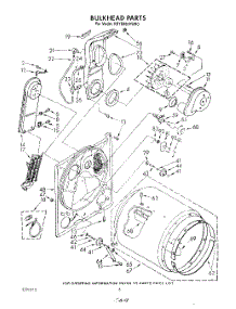04 - Section parts for Kitchenaid Dryer KEYE850VWH0 from AppliancePartsPros.com