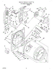03 - Bulkhead parts for Kitchenaid Dryer KGYW777BWH2 from AppliancePartsPros.com