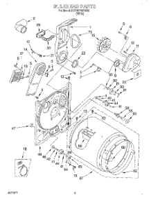 03 - Section parts for Kitchenaid Dryer KEYW770BWH2 from AppliancePartsPros.com