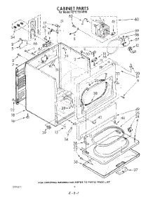 03 - Section parts for Kitchenaid Dryer KEYE750VWH0 from AppliancePartsPros.com