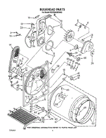 04 - Bulkhead parts for Kitchenaid Dryer KGYE960WWH0 from AppliancePartsPros.com