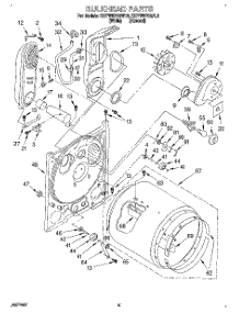 03 - Bulkhead parts for Kitchenaid Dryer KGYW870BWH0 from AppliancePartsPros.com