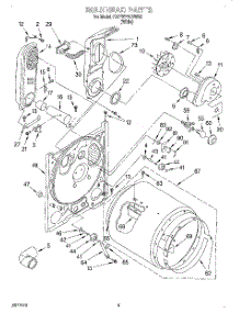 03 - Bulkhead parts for Kitchenaid Dryer KGYW770BWH2 from AppliancePartsPros.com
