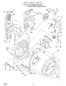 03 - Bulkhead parts for Kitchenaid Dryer KGYS750GQ0 from AppliancePartsPros.com