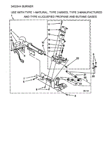 Burner parts for Kitchenaid Dryer JG4ST700GQ0 from AppliancePartsPros.com