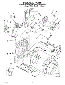 03 - Bulkhead Parts, Optional Parts (Not Included) parts for Kitchenaid Dryer KEYS850LE2 from AppliancePartsPros.com