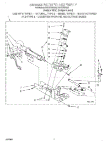 04 - 3402844 Burner Assembly parts for Kitchenaid Dryer KGYS700GQ0 from AppliancePartsPros.com