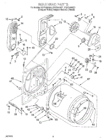 03 - Bulkhead parts for Kitchenaid Dryer KGYS850GZ1 from AppliancePartsPros.com