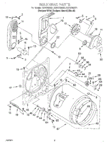 03 - Bulkhead parts for Kitchenaid Dryer KGYS700GQ1 from AppliancePartsPros.com