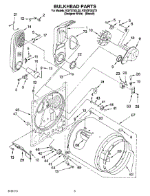 03 - Bulkhead Parts parts for Kitchenaid Dryer KGYS750LT2 from AppliancePartsPros.com