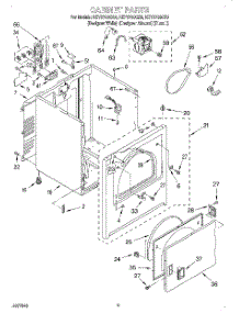 02 - Section parts for Kitchenaid Dryer KEYS700GZ0 from AppliancePartsPros.com