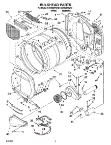 03 - Bulkhead Parts parts for Kitchenaid Dryer KGHS02RMT2 from AppliancePartsPros.com
