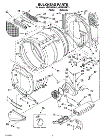 03 - Bulkhead Parts parts for Kitchenaid Dryer KEHS02RMT0 from AppliancePartsPros.com
