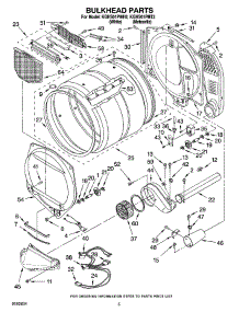 03 - Bulkhead Parts parts for Kitchenaid Dryer KGHS01PWH2 from AppliancePartsPros.com