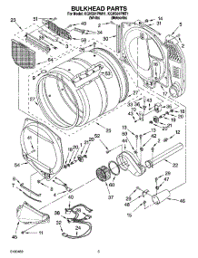 03 - Bulkhead Parts parts for Kitchenaid Dryer KGHS01PWH1 from AppliancePartsPros.com