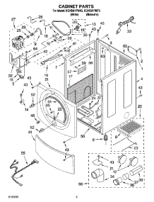 02 - Cabinet Parts parts for Kitchenaid Dryer KGHS01PMT3 from AppliancePartsPros.com