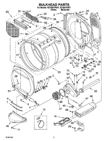 03 - Bulkhead Parts parts for Kitchenaid Dryer KEHS01PWH1 from AppliancePartsPros.com