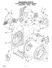 03 - Bulkhead Parts parts for Kitchenaid Dryer KEYS850LQ1 from AppliancePartsPros.com