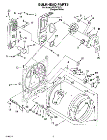 03 - Bulkhead Parts parts for Kitchenaid Dryer KGYS700LQ1 from AppliancePartsPros.com