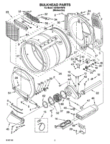 03 - Bulkhead Parts And Optional Parts (Not Included) parts for Kitchenaid Dryer KEHS01PMT0 from AppliancePartsPros.com
