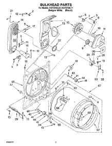 03 - Bulkhead Parts parts for Kitchenaid Dryer KGYS750LT1 from AppliancePartsPros.com