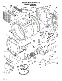 03 - Bulkhead Parts parts for Kitchenaid Dryer KGHS01PMT0 from AppliancePartsPros.com