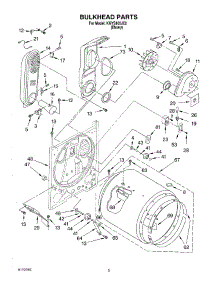 03 - Bulkhead parts for Kitchenaid Dryer KGYS855JE2 from AppliancePartsPros.com