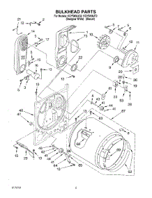 03 - Bulkhead parts for Kitchenaid Dryer KGYS850JT2 from AppliancePartsPros.com