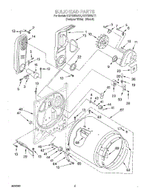 03 - Bulkhead parts for Kitchenaid Dryer KGYS850JT1 from AppliancePartsPros.com
