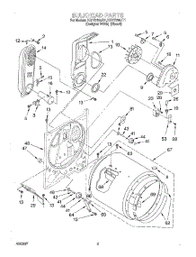 03 - Bulkhead parts for Kitchenaid Dryer KGYS750JT1 from AppliancePartsPros.com