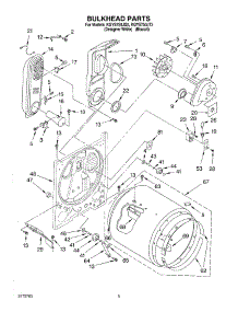 03 - Bulkhead parts for Kitchenaid Dryer KGYS750JQ2 from AppliancePartsPros.com
