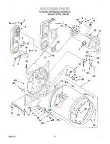 03 - Bulkhead parts for Kitchenaid Dryer KGYS850JT0 from AppliancePartsPros.com