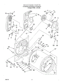 03 - Bulkhead parts for Kitchenaid Dryer KGYS750JT0 from AppliancePartsPros.com