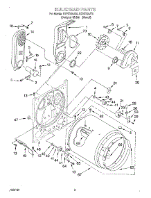 03 - Bulkhead parts for Kitchenaid Dryer KGYS700JQ0 from AppliancePartsPros.com