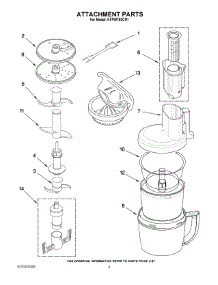 02 - Attachment Parts parts for Kitchenaid Food Processor KFPW760CR1 from AppliancePartsPros.com