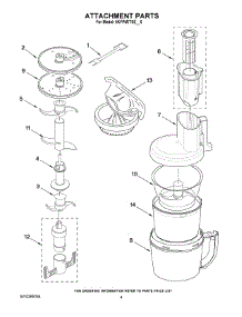 02 - Attachment Parts parts for Whirlpool Food Processor 5KFPM776ENK0 from AppliancePartsPros.com