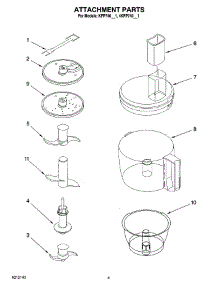 02 - Attachment Parts parts for Kitchenaid Food Processor KFP740QOB1 from AppliancePartsPros.com
