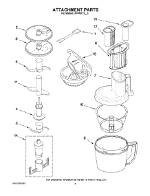 02 - Attachment Parts parts for Kitchenaid Food Processor KFPM773CA0 from AppliancePartsPros.com
