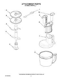 02 - Attachment Parts parts for Kitchenaid Food Processor KFPW763CS0 from AppliancePartsPros.com