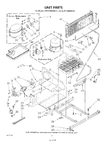 05 - Unit parts for Kitchenaid Freezer KLFF15MSWH10 from AppliancePartsPros.com
