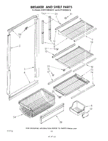 06 - Breaker And Shelf parts for Kitchenaid Freezer KLFF15MSWH10 from AppliancePartsPros.com