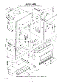 03 - Liner , Lit / Optional parts for Kitchenaid Freezer KRFF15MSWH10 from AppliancePartsPros.com