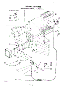 07 - Ice Maker parts for Kitchenaid Freezer KRFF15MSWH10 from AppliancePartsPros.com