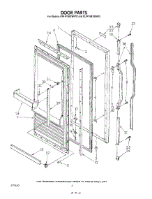 04 - Door parts for Kitchenaid Freezer KRFF15KSWHY0 from AppliancePartsPros.com